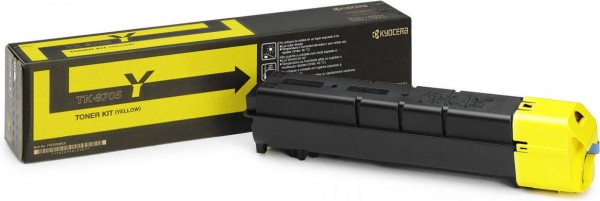 Тонер-картридж Kyocera TK-8705Y Yellow для TASKalfa 6550ci/ 7550ci, 30 000 стр., (1T02K9ANL0)
