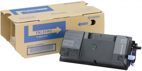 Тонер-картридж Kyocera TK-3190 25 000 стр. для P3055dn/ P3060dn/ M3655idn/ M3660idn (1T02T60NL1)
