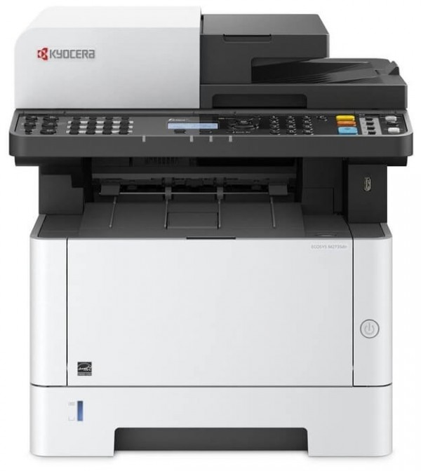Лазерный МФУ Kyocera ECOSYS M2735dn (А4, 35 ppm, 1200dpi, 512Mb, USB, Network, автоподатчик, тонер) (1102VT3RU0)