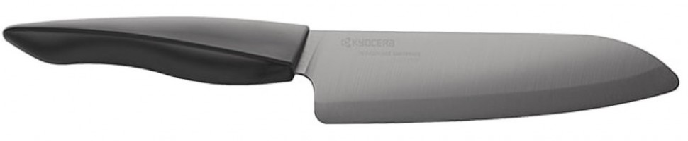 Керамический нож Kyocera шеф-повара Сантоку, 14 см, ZK-160BK-BK (ALE020445)