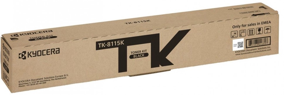 Тонер-картридж Kyocera TK-8115K 12 000 стр. Black для M8124cidn/ M8130cidn (1T02P30NL0)