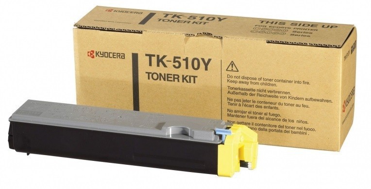 Тонер-картридж Kyocera TK-510Y 8 000 стр. Yellow для FS-C5020N/ 5025N/ 5030N (1T02F3AEU0)