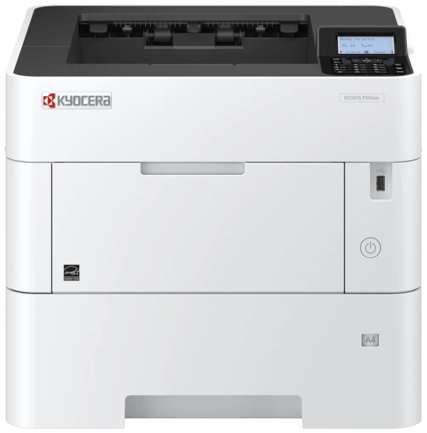 Принтер Kyocera ECOSYS P3155dn, ч/б, А4, 55 стр./ мин., 600 л., дуплекс, USB 2.0., Gigabit Ethernet (1102TR3NL0)