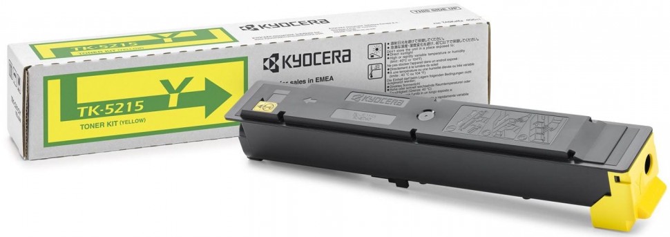Тонер-картридж Kyocera TK-5215Y 15 000 стр. Yellow для TASKalfa 406ci (1T02R6ANL0)