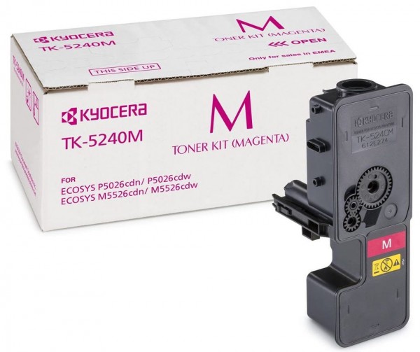 Тонер-картридж Kyocera TK-5240M 3 000 стр. Magenta для P5026cdn/ cdw, M5526cdn/ cdw (1T02R7BNL0)