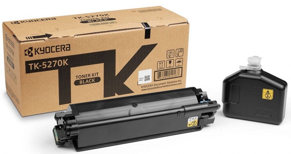 Тонер-картридж Kyocera TK-5270K 8 000 стр. Black для M6230cidn/ M6630cidn/ P6230cdn (1T02TV0NL0)