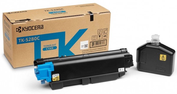 Тонер-картридж Kyocera TK-5280C 11 000 стр. Cyan для M6235cidn/ M6635cidn/ P6235cdn (1T02TWCNL0)